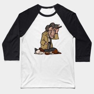 Columbo and his dog Baseball T-Shirt